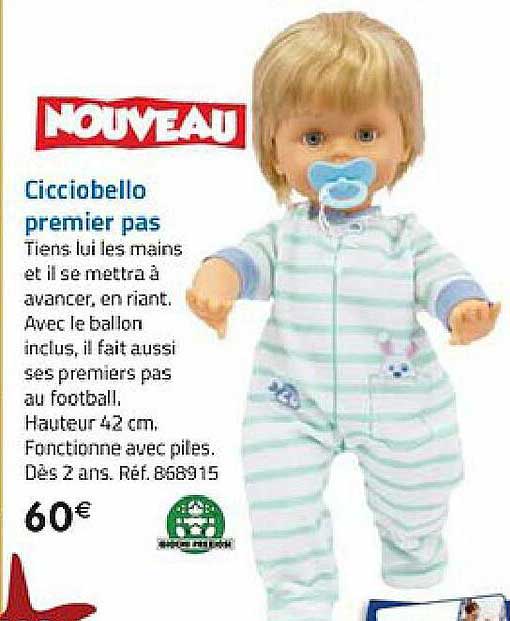 cicciobello premier pas