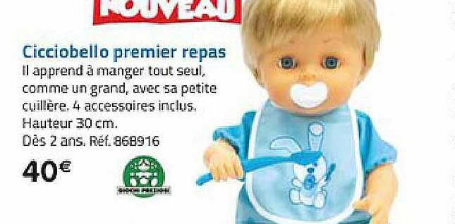 Cicciobello Premier Repas