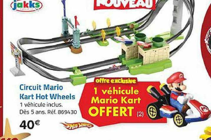 circuit mario kart hot wheels jakks
