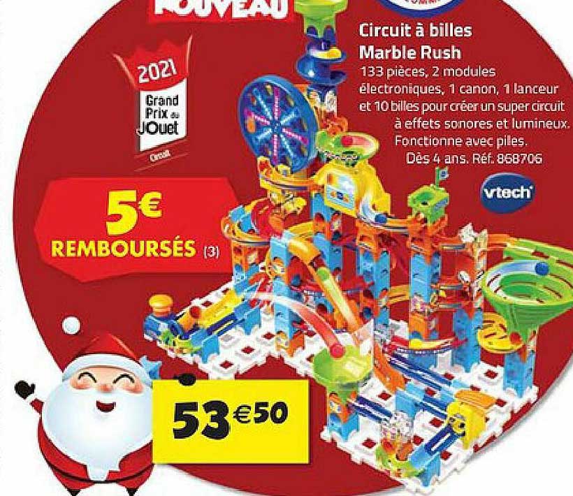 ciruit  à billes marble rush