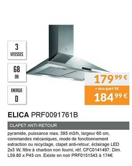 clapet anti-retour elica prf0091761b