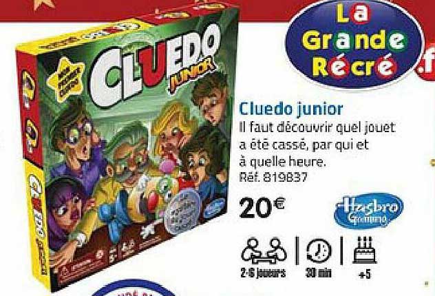 cluedo junior hasbro graming
