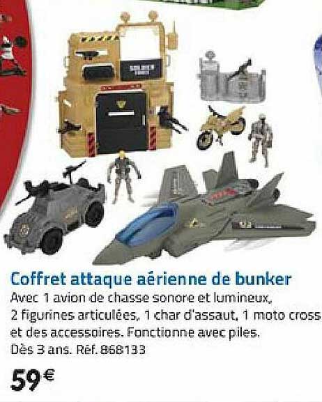 coffret attaque aérienne de bunker