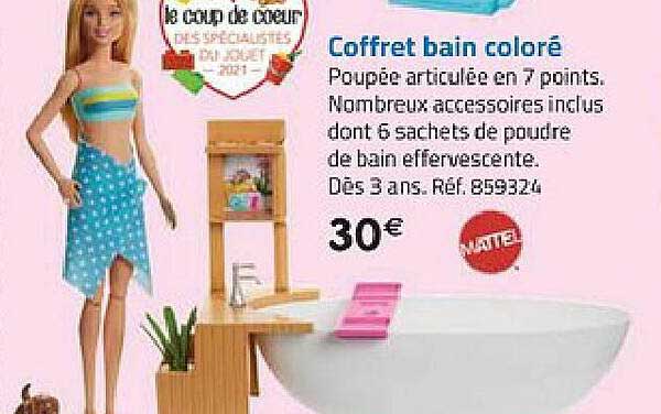 coffret bain coloré