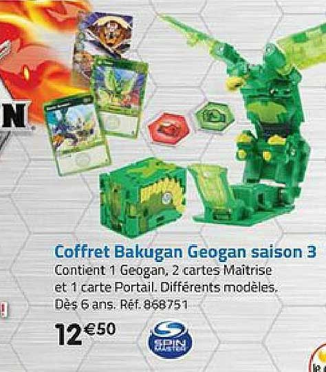 coffret bakugan geogan saison 3 spin master