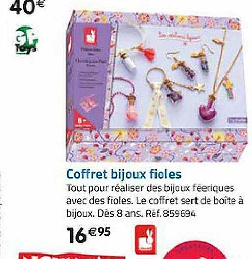coffret bijoux fioles
