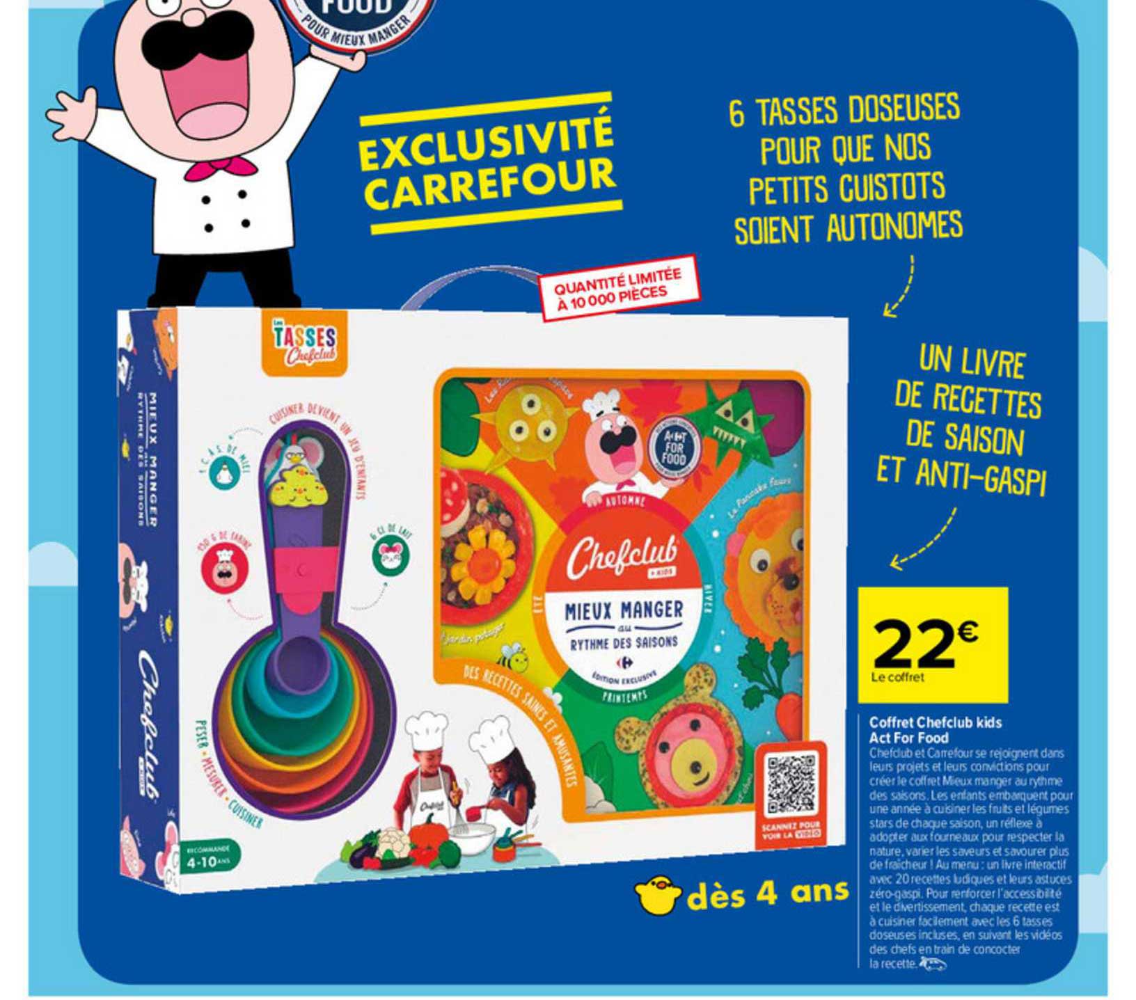 coffret chefclub kids act for food