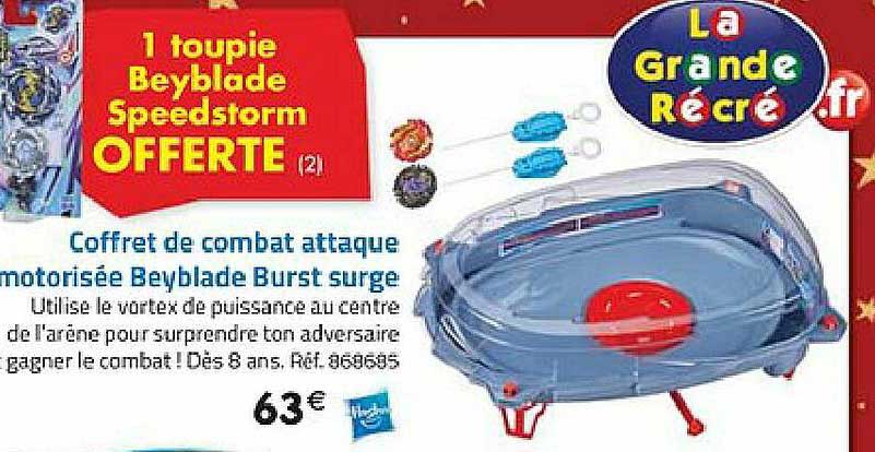 coffret de combat attaque motorisée beyblade burst surge hasbro