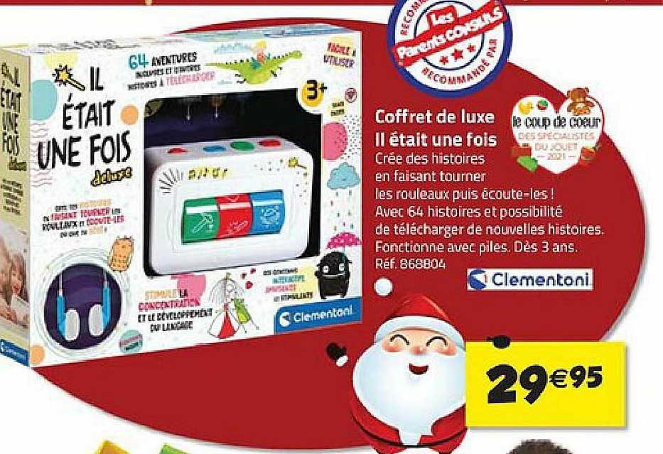 coffret de luxe il était une fois clementoni