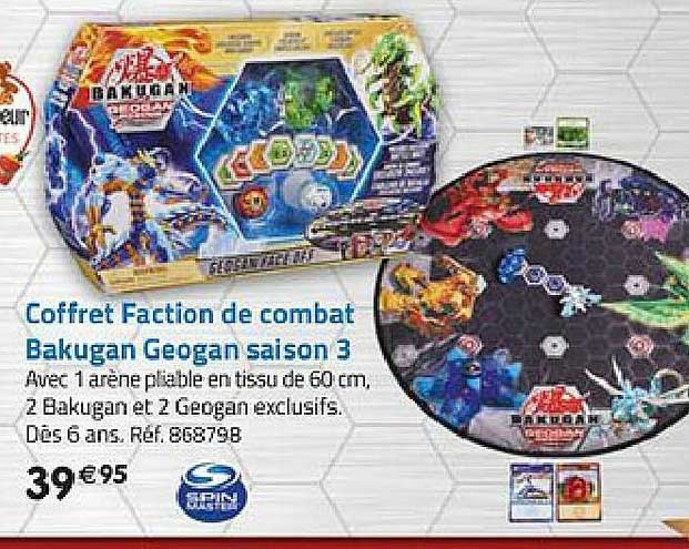 coffret faction de combat bakugan geogan saison 3 spin master