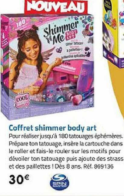 coffret shimmer body art