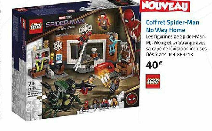 coffret spider-man no way home lego