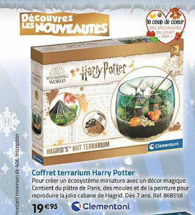 coffret terrarium harry potter clementoni