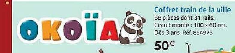 coffret train de la ville okoïa