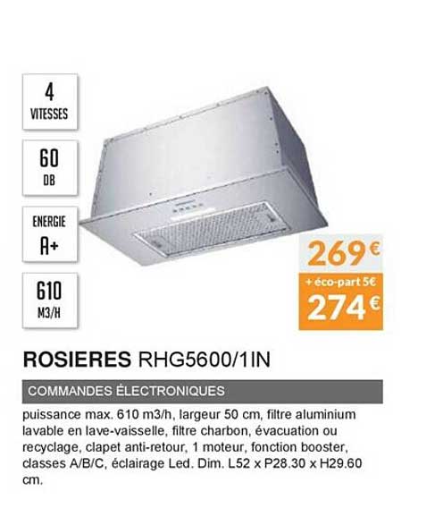 commandes électroniques rosieres rhg5600 1in