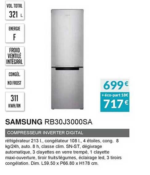 compresseur inverter digital samsung rb30j3000sa