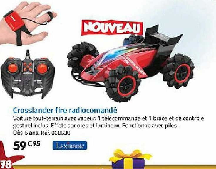 crosslander fire radiocommandé