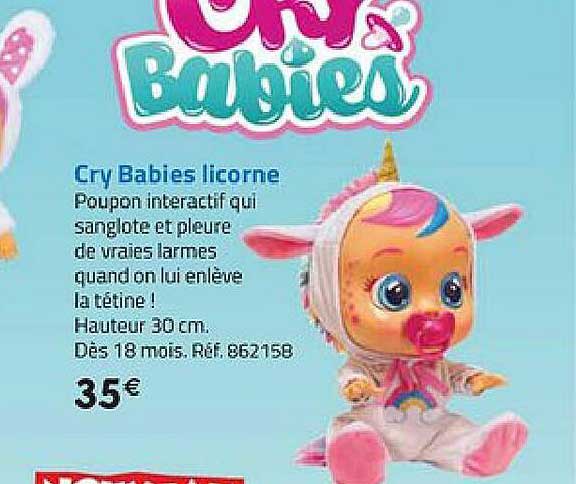 cry babies licorne