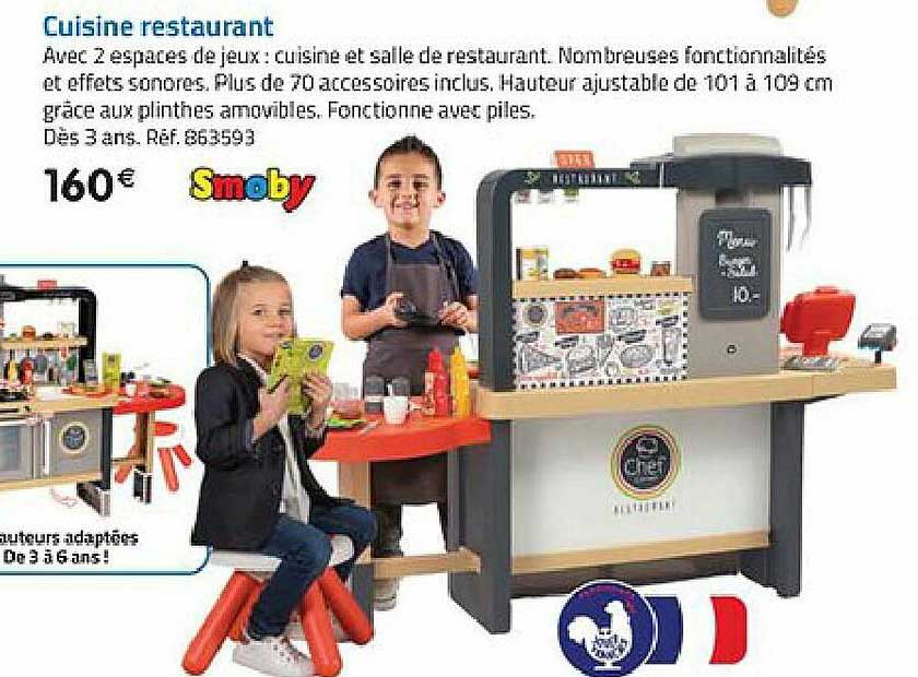 cuisine restaurant smoby