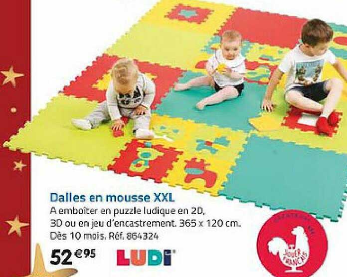 Dalles En Mousse XXL Ludi