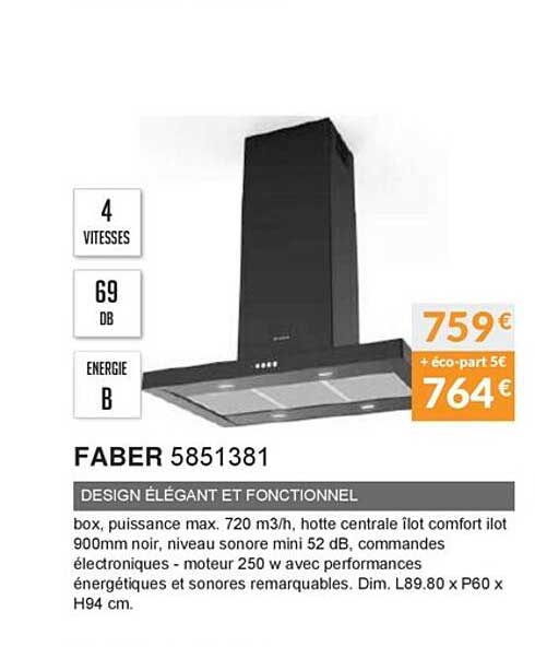 design élégant et fonctionnel faber 58513181