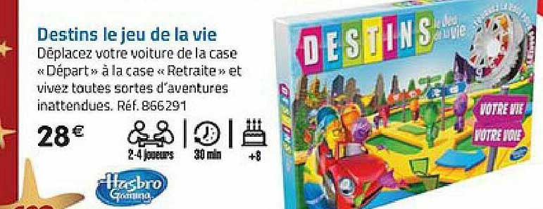 destins le jeu de la vie hasbro graming