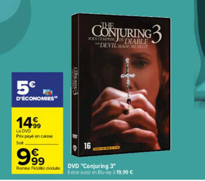 dvd "conjuring 3"