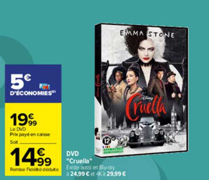 dvd "cruella"