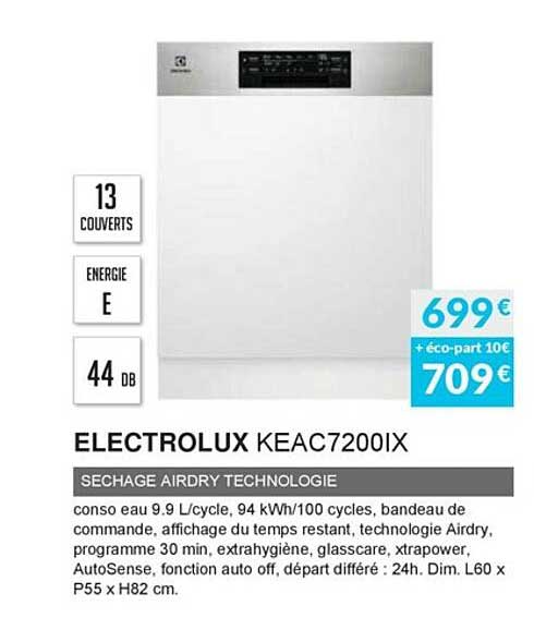 electrolux keac7200ix sechage airdry technologie