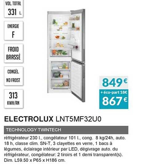 electrolux lnt5mf32u0 technology twintech