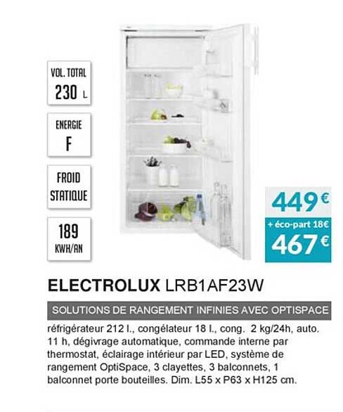 Electrolux Lrb1af23w