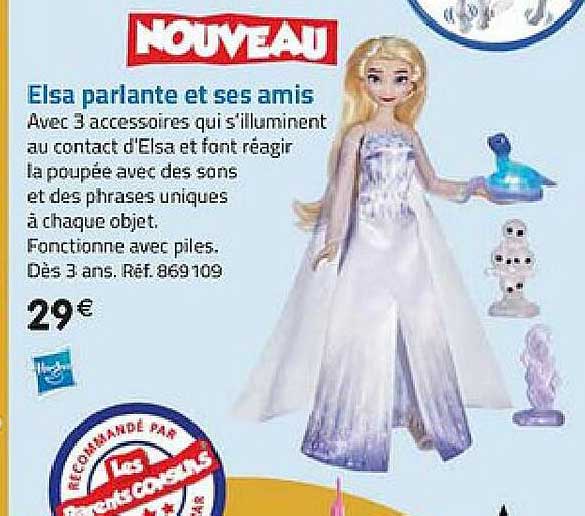 elsa parlante et ses amis hasbro