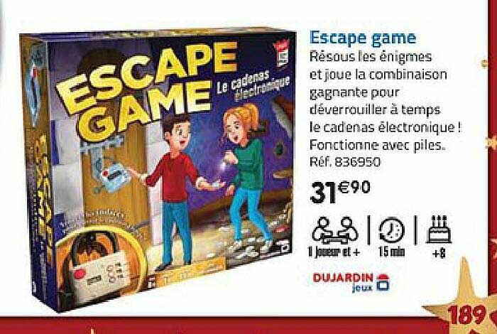 Escape Game Dujardin Jeux