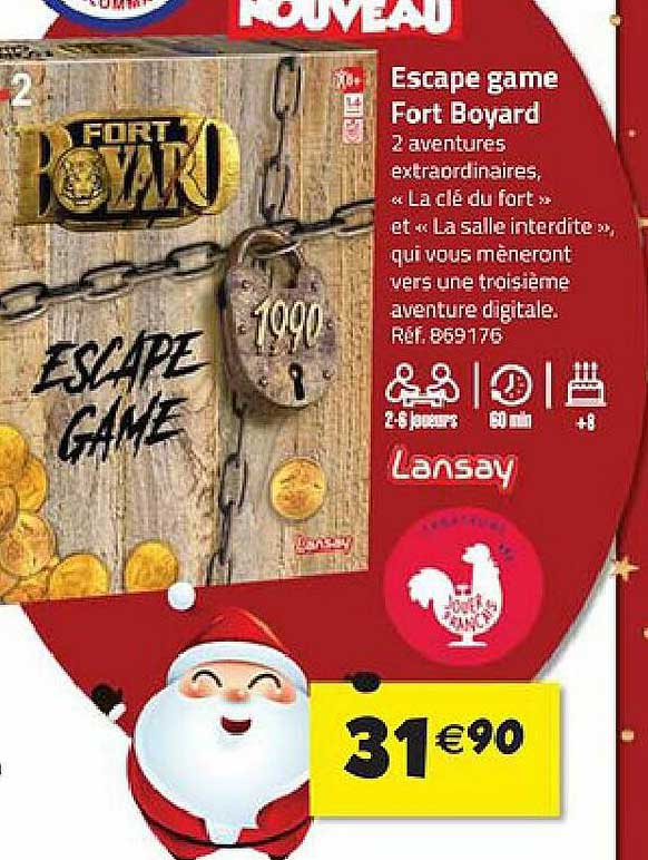 escape game fort boyard lansay