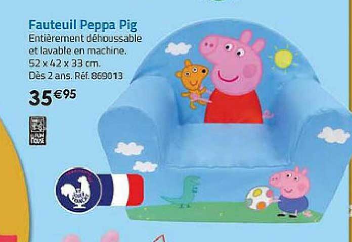 Fauteuil Peppa Pig