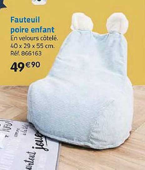 Fauteuil Poire Enfant