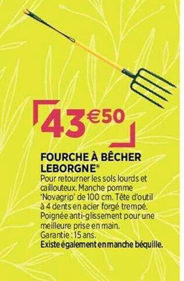 fourche à bêcher leborgne