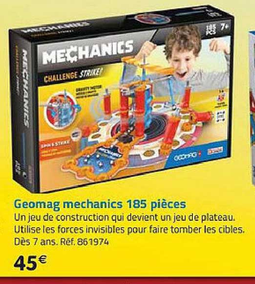 geomag mechanics 185pièces