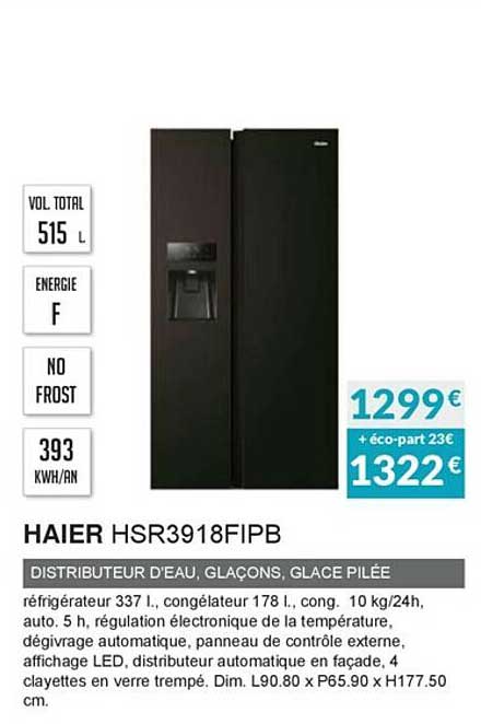 haier hsr3918fipb