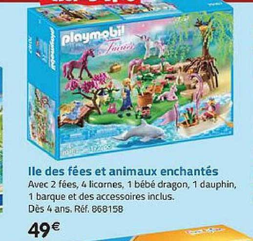 ile des fées et animaux enchantés playmobil