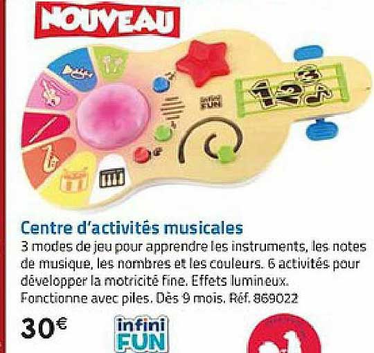 infinifun centre d'activités musicales