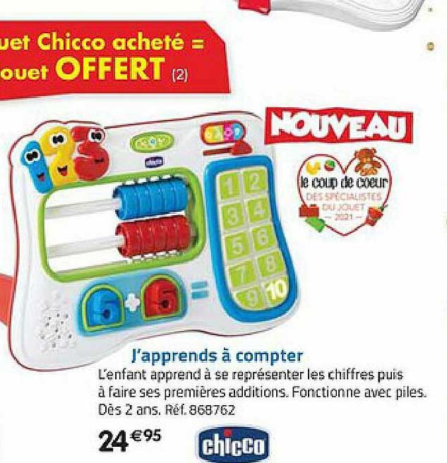 j'apprends à compter chicco