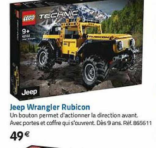 jeep wrangler rubicon lego technic