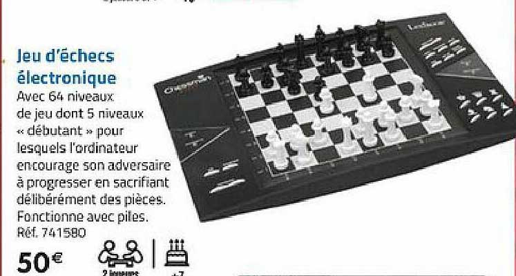 jeu d'échecs électronique