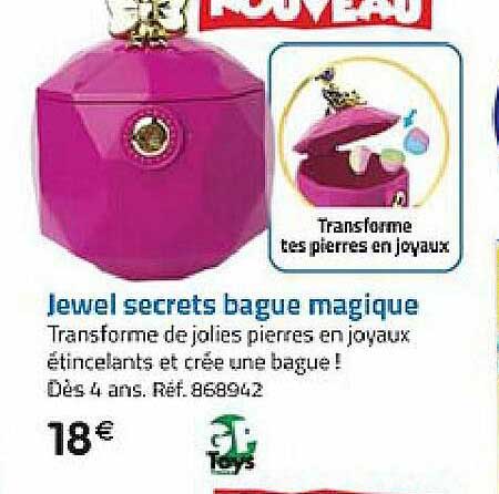 jewel secrets bague magique