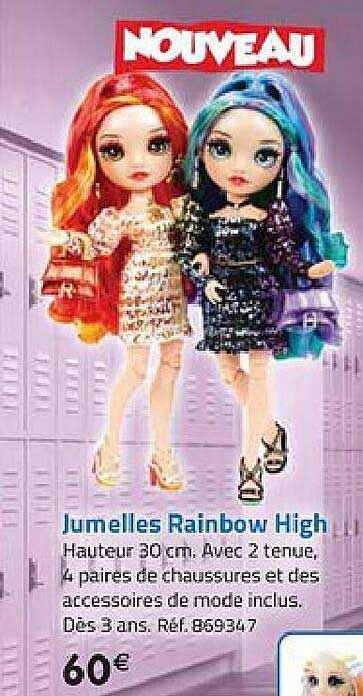 jumelles rainbow high