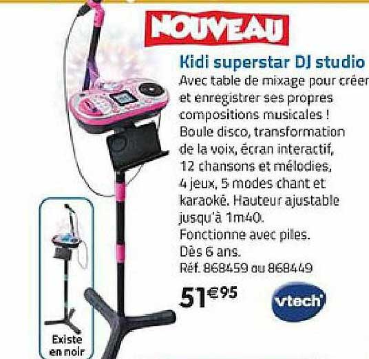 kidi superstar dj studio vtech
