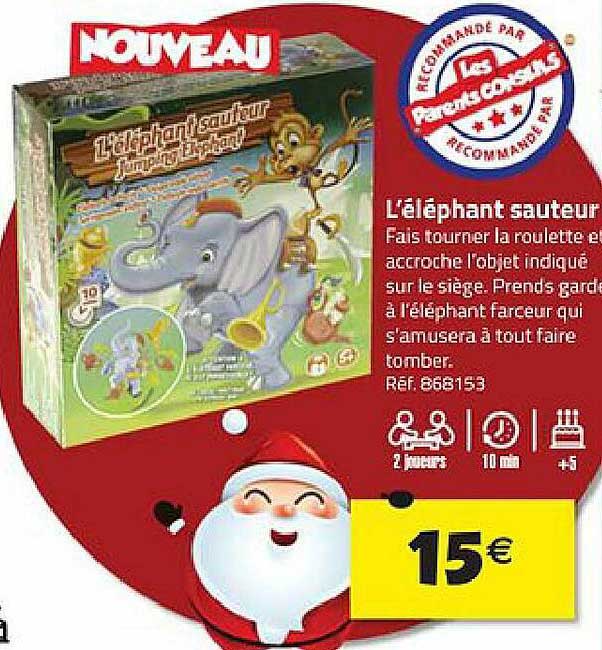 l'éléphant sauteur
