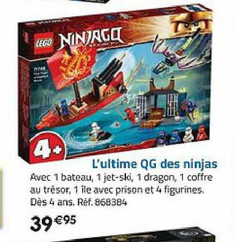 l'ultime qg des ninjas lego ninjago