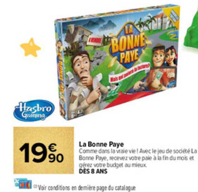 la bonne paye hasbro gaming
